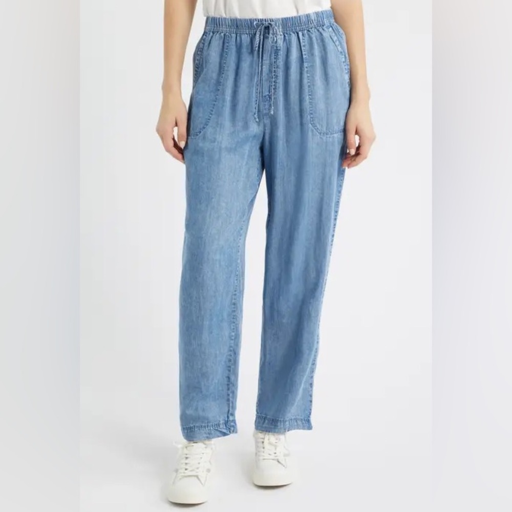 Beachlunchlounge Ronni Chambray Pants size Large